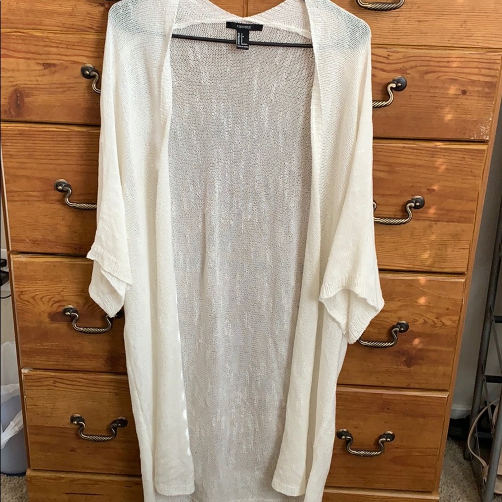 Short sleeve cardigan